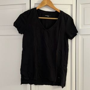 Calvin Klein Jeans Black V-neck T-shirt